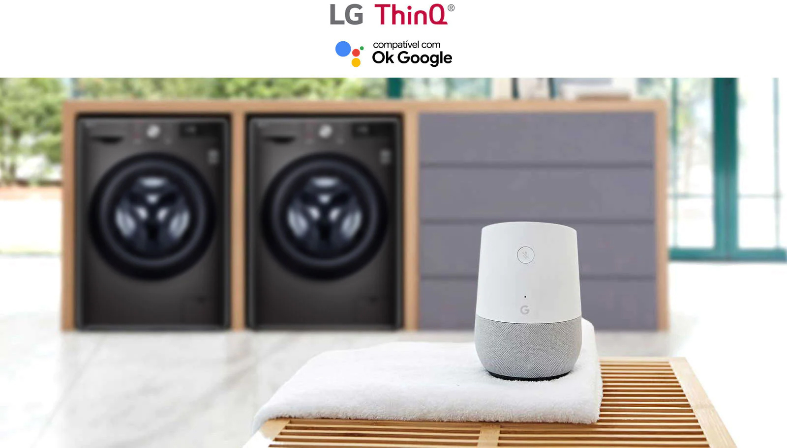 LG ThinQ® Conexão Wi-Fi e Comando de Voz com o Google Assisttente