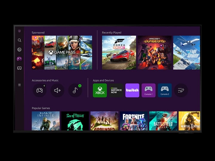 Samsung Gaming Hub, nova plataforma de streaming de jogos, está